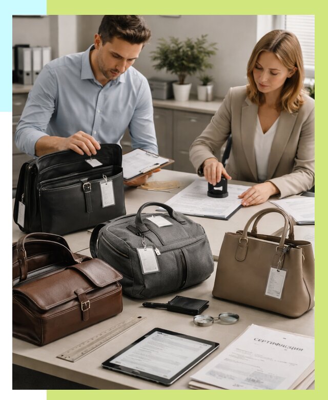 Сертификация сумок в Москве от 7999 руб. | СертэксМск