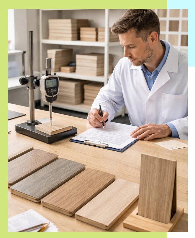 Сертификация ламината с испытаниями и оформлением документов в Москве