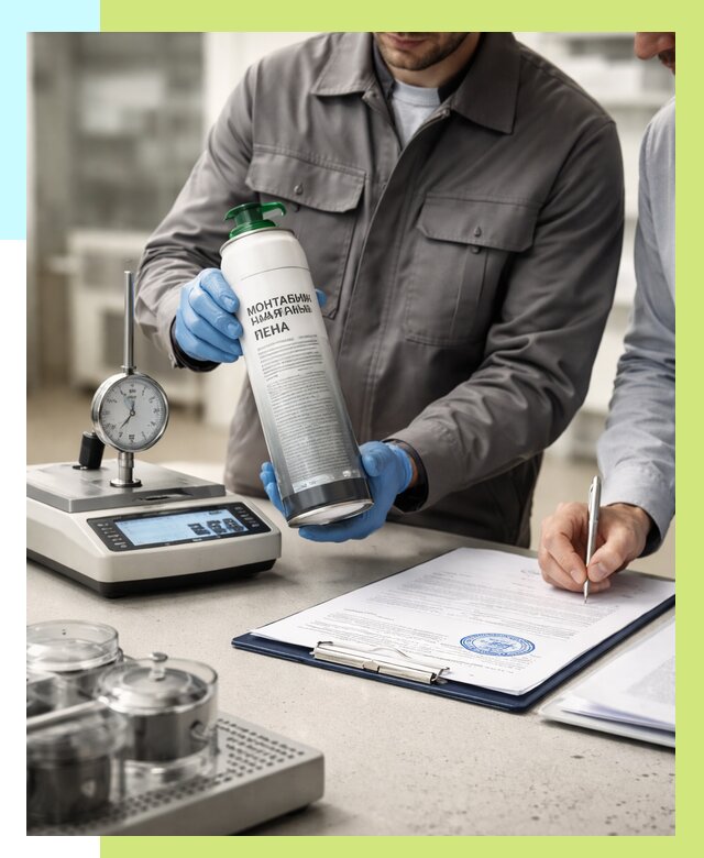 Сертификация монтажной пены в Москве от 15998 р. | СертэксМск