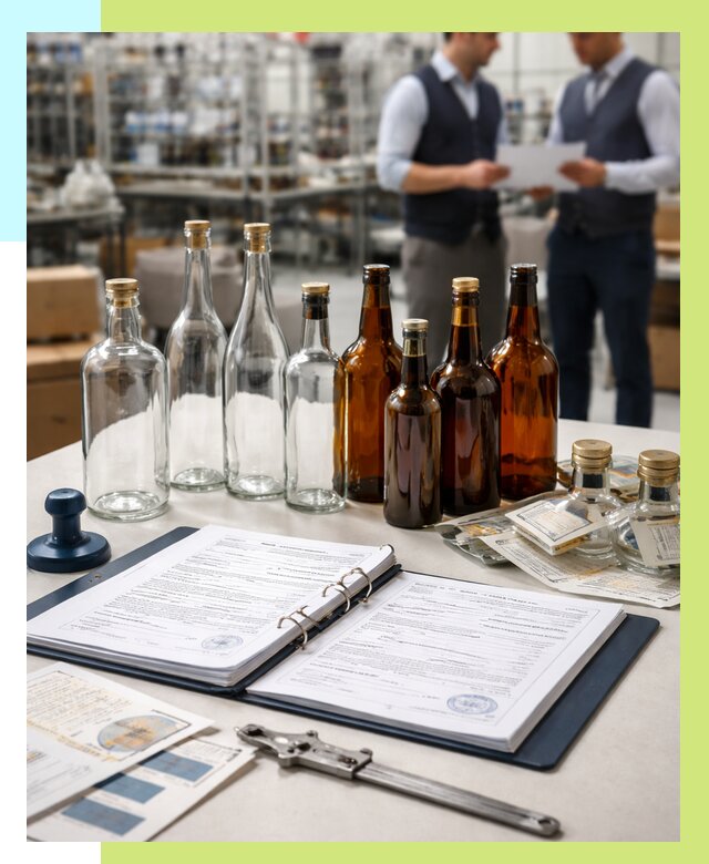 Сертификация стеклянных бутылок в Москве от 26663 р. | СертэксМск