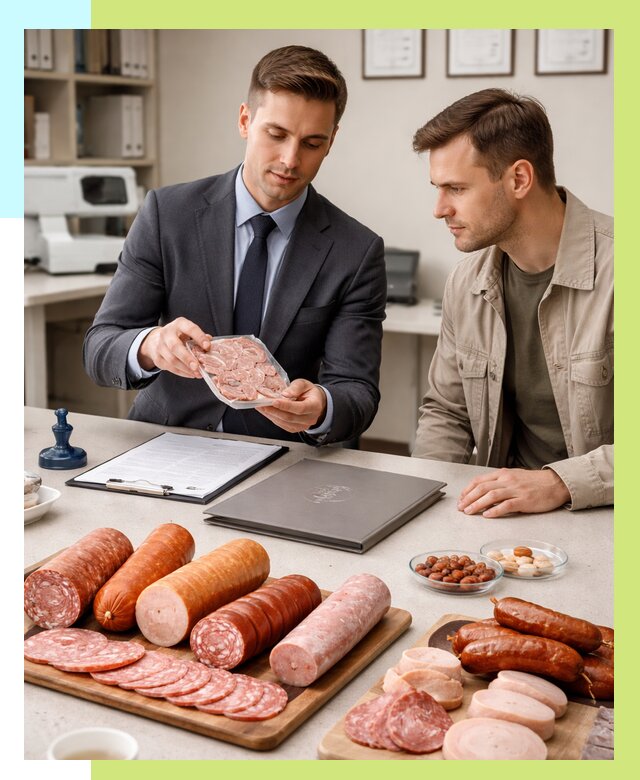 Сертификация колбасных изделий в Москве от 7999 р. | СертэксМск