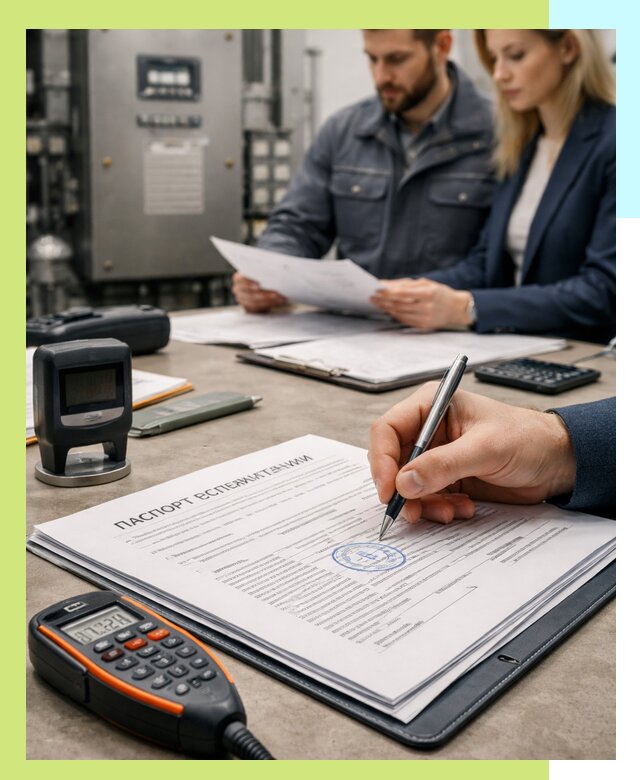 Оформление паспорта эксплуатации оборудования в Москве