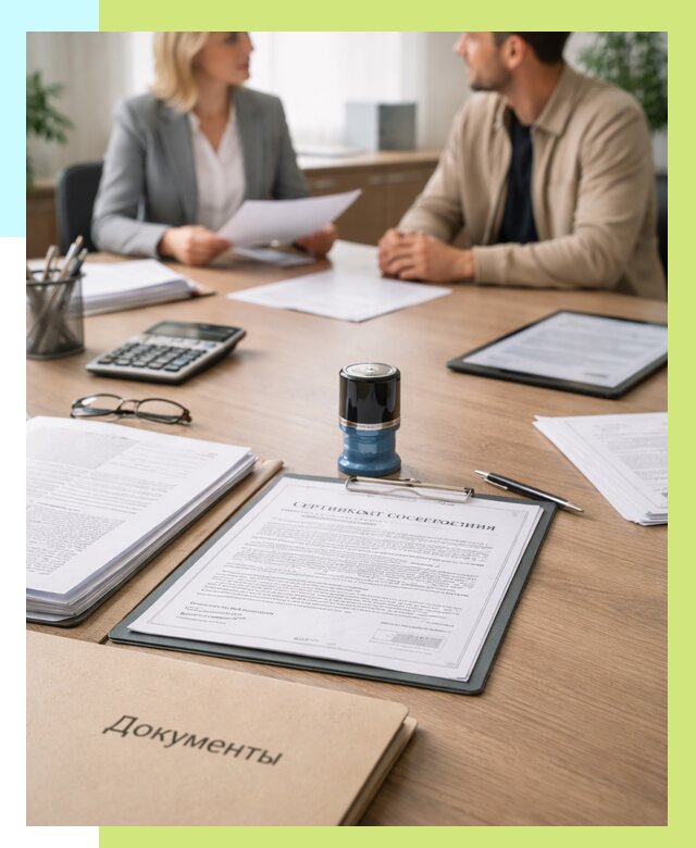 Сертификат соответствия на продукцию в Москве от 15998 р.|СертэксМск