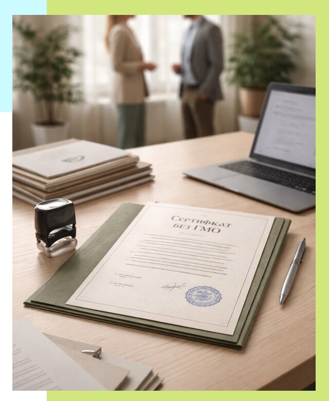 Сертификат без ГМО в Москве от 7999 р. оформить срочно СертэксМск