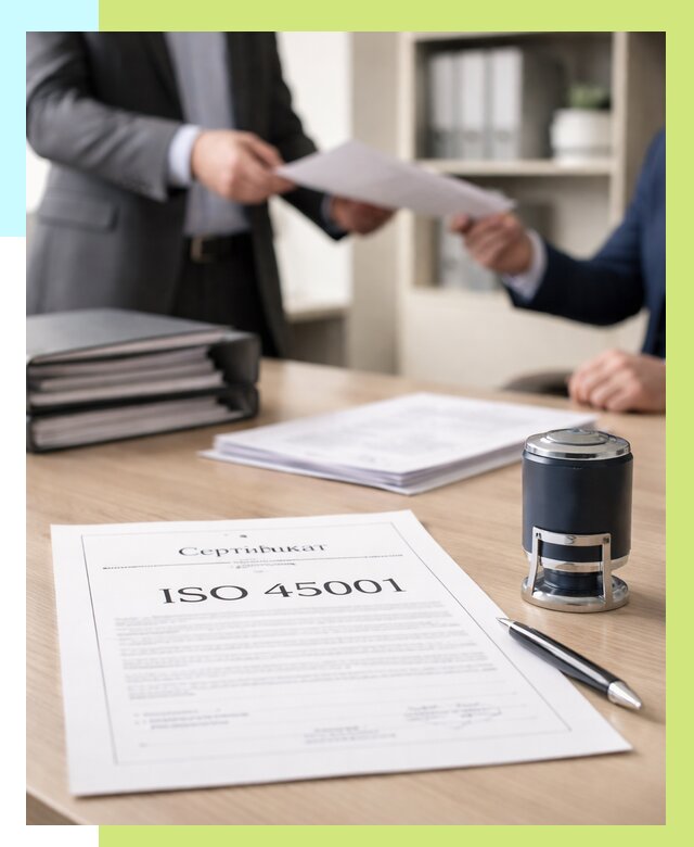Сертификат ISO 45001 в Москве под ключ от 47993 р. | СертэксМск