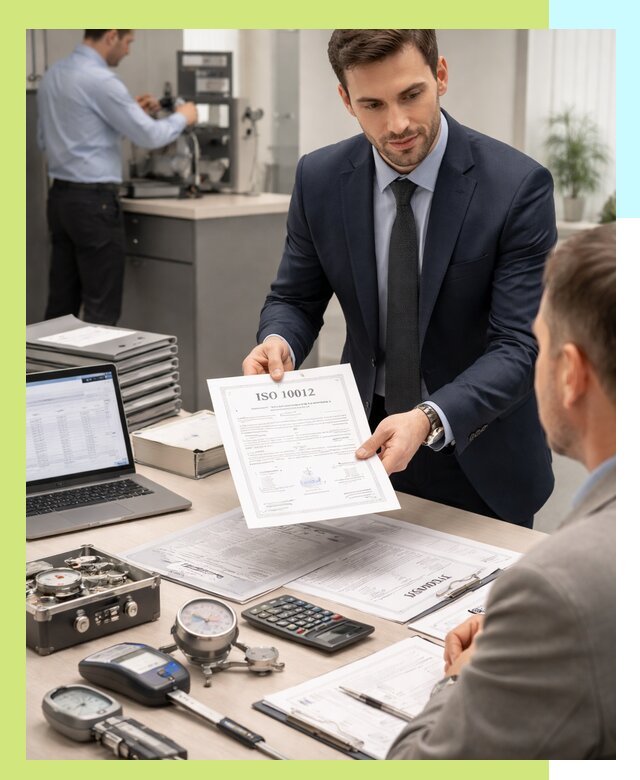 Выдача сертификата ISO 10012 по требованиям метрологии в Москве